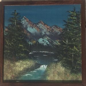 ORIGINAL OIL🏔 Mountain Theme🏔 HAND CRAFTED